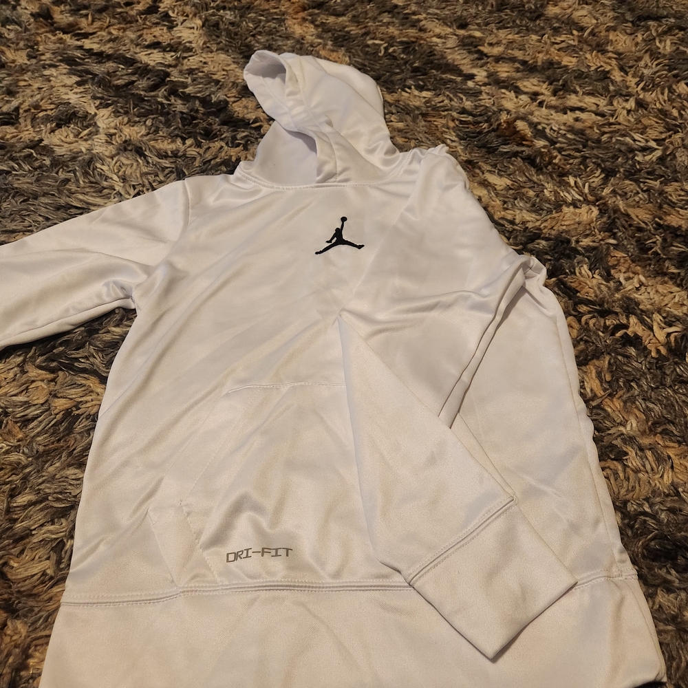 Jordan White Hoodie for Kids